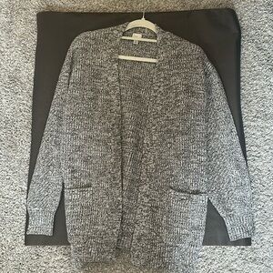 Brown & Cream Cardigan
Brand: a new day (target)
Size: Small 
Oversized